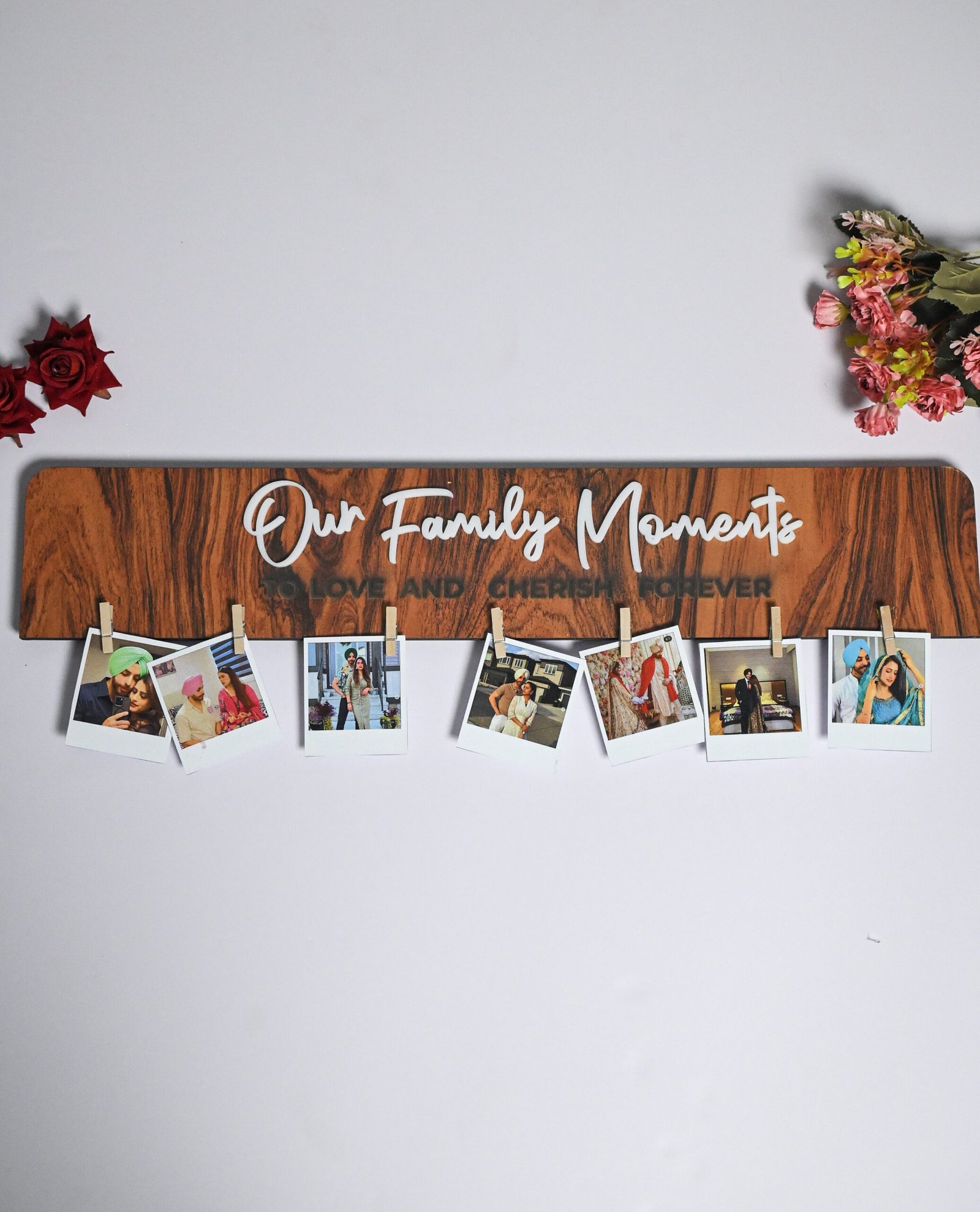 Family Moment Board Light Brown,Brown - Image 4